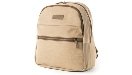 backpack isolated on white backgroundの素材