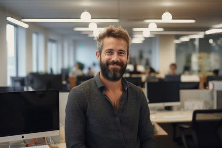 man in the officeの素材