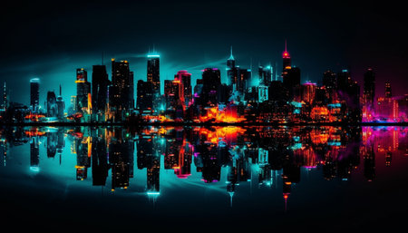 people in the cityの素材