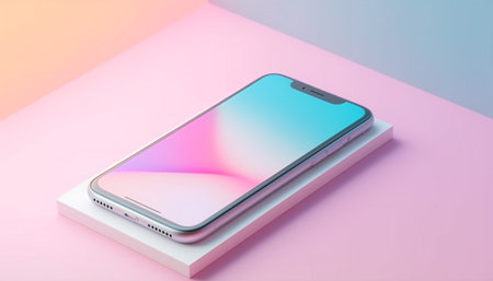 mobile phone with screenの素材