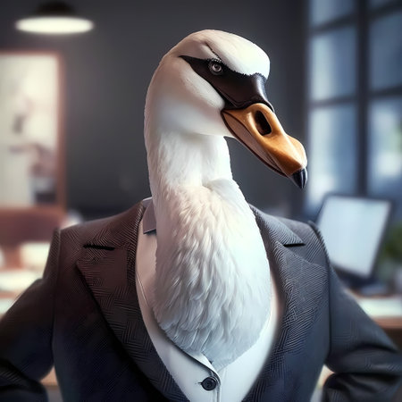 close up of a gooseの素材
