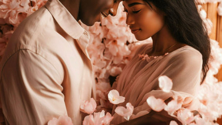 person with a bouquet of rosesの素材