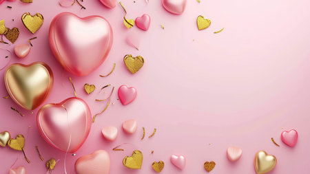 pink background with bubblesの素材