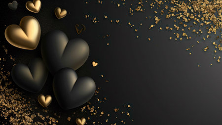 heart shaped confettiの素材