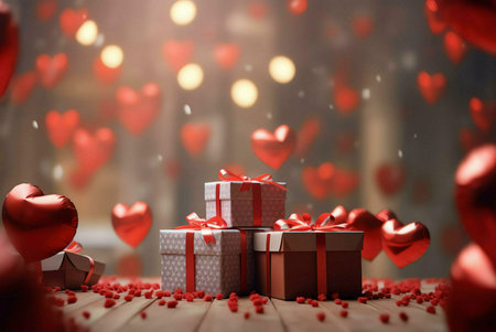 christmas gift boxの素材