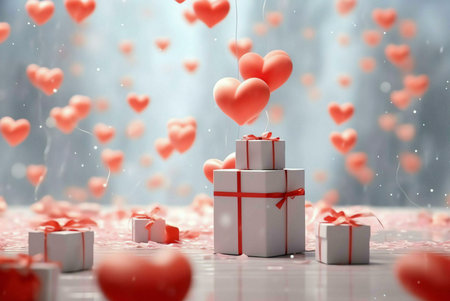 red gift boxの素材