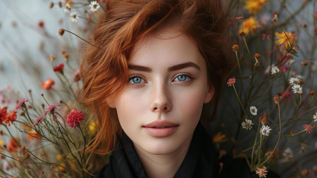 portrait of a girlの素材