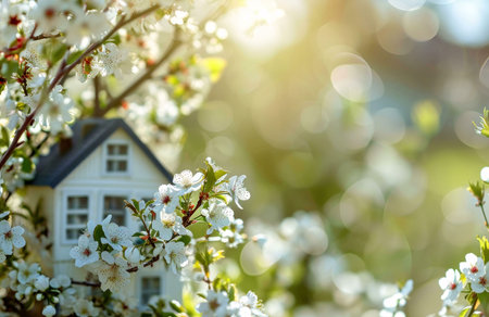 spring in the gardenの素材