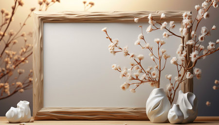 flowers in a vaseの素材