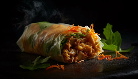 grilled chicken and vegetablesの素材