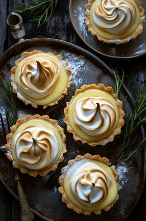 cake with icing sugarの素材