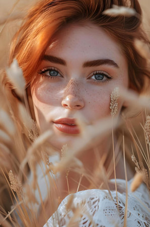 portrait of a girlの素材