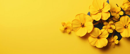 yellow flowersの素材