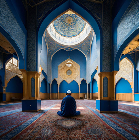 interior of a mosqueの素材