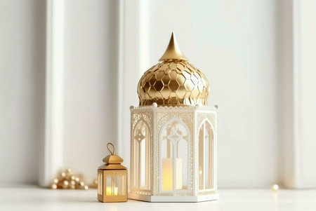 golden cross on a wallの素材