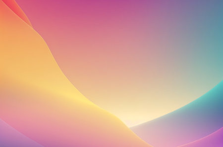 Serene abstract background with soft pastel waves. Perfect for design projects.
