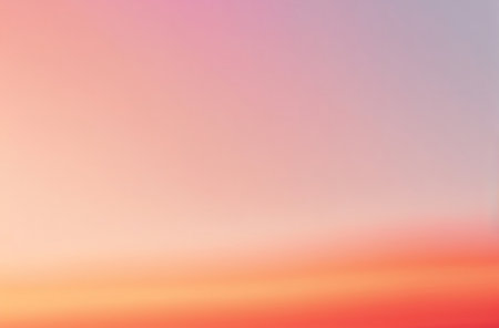 Soft pastel sunset sky. Peaceful and tranquil colors.