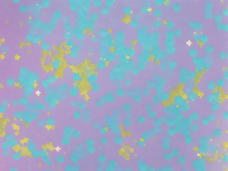 An abstract background image featuring a blend of lavender, teal, and gold glitter. Perfect for...