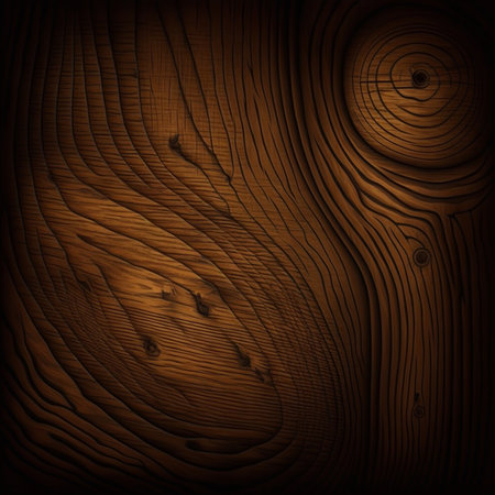 Close-up shot of dark brown wood grain texture. Rich, deep colors and natural patterns are visible. Perfect background image.の写真素材