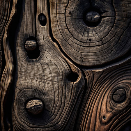 Stunning close-up of a wood's intricate grain, showing its natural beauty and unique texture.
