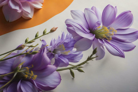 A close-up photograph of a lilac flower bouquet, showing the delicate petals and vibrant colors.