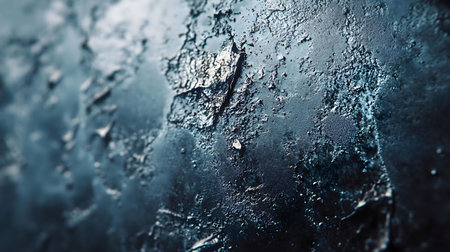 Close-up view of a dark blue textured surface. Rough, abstract background ideal for design.の写真素材