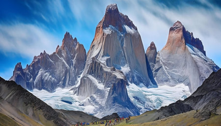 Stunning view of Fitz Roy, Patagonia