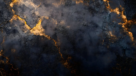 Dark abstract background with golden marble texture. Luxury, elegance, and modern design.の写真素材