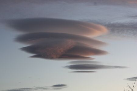 Clouds in the skyの写真素材