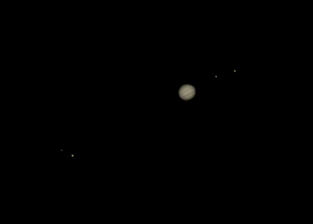 Jupiter and satellites.