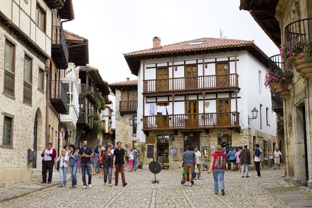 Santillana del Mar, Cantabria, Spainのeditorial素材