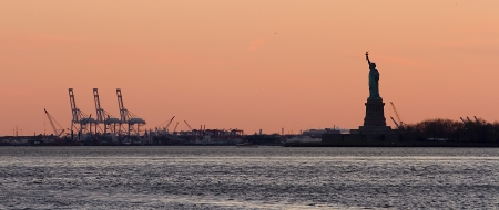 New York City skylineの写真素材