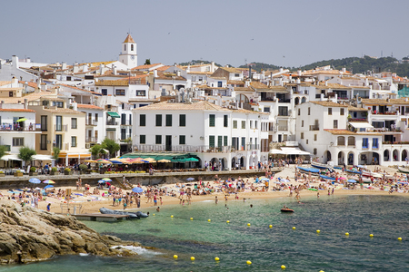 Calella de Palafrugell, Catalonia, Spain.のeditorial素材