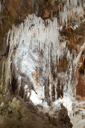 Cardona salt mine, Catalonia, Spain.
