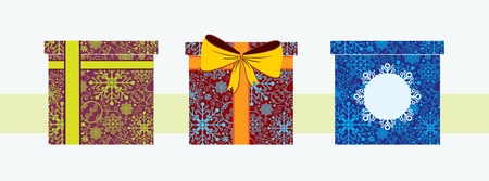 Tree christmas giftsのイラスト素材