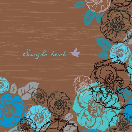 Spring flowers background with place for your textのイラスト素材