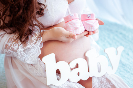 Pregnant bellyの写真素材
