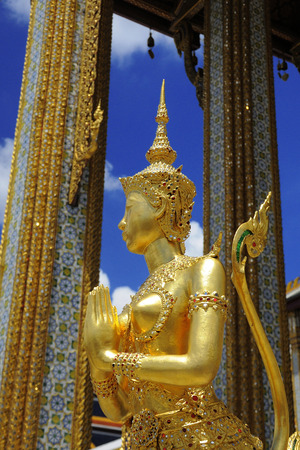 Kinora at bangkok grand palaceの写真素材