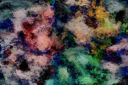 Abstract background. Psychedelic fractal, texture of brush strokes of colored paint of blurred lines...