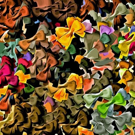 Abstract background. Psychedelic texture of brush strokes of colored paint of blurred lines and...