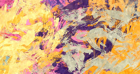 abstract psychedelic background watercolor stylization from colored chaotic brush strokes of...