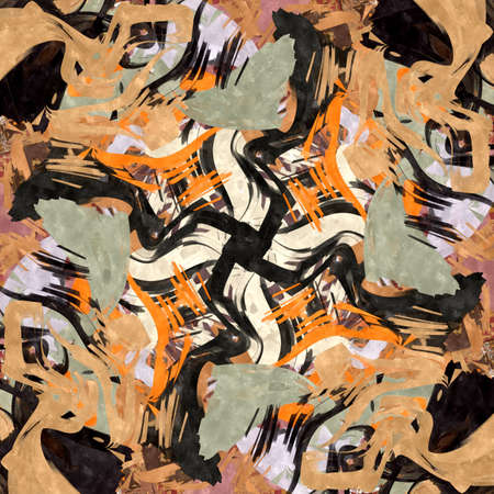abstract psychedelic background watercolor stylization from colored chaotic brush strokes of...