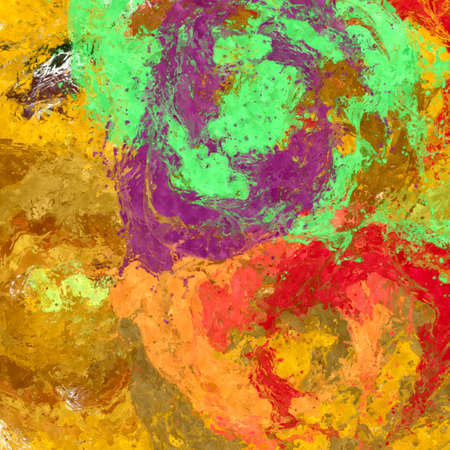abstract background colored grunge texture chaotic brush strokes and paint brushesの写真素材