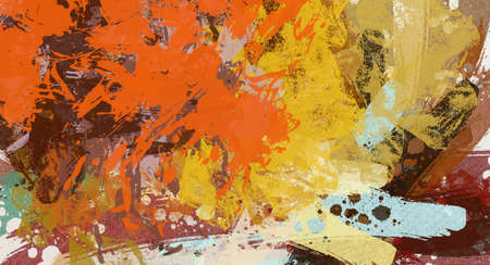 Texture of strokes of colored paint, blurred spots with brushes of different sizes and shapes....