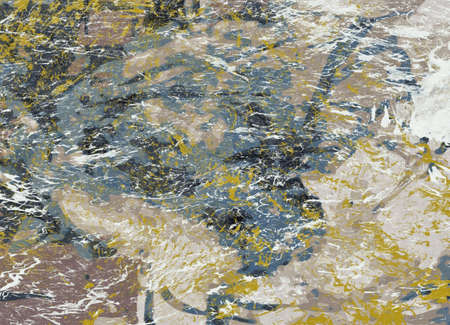 Watercolor, oil, grunge background Texture of strokes of colored paint, blurred spots with brushes...