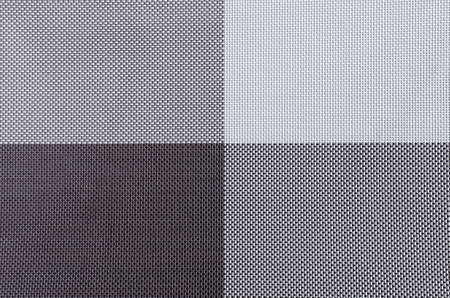 three-color gray-white, black, four-zone texture on a textile base multi-color textile background