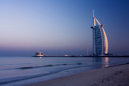 Burj Al Arab, Dubai, UAEのeditorial素材