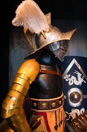 Ancient Roman soldier armorのeditorial素材