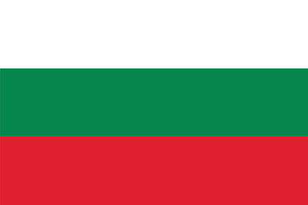 Flag of Bulgaria. Vector illustration.のイラスト素材