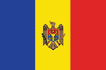 Flag of Moldova. Vector illustration.のイラスト素材